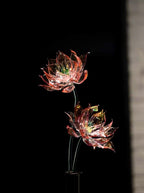 30 cm große Lotusblume aus Glas, Kristalllotus-Dekoration, Wohnaccessoire
