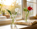 Glasblumenstrauß Geburtsmonat Miniatur handgefertigt Wohnkultur