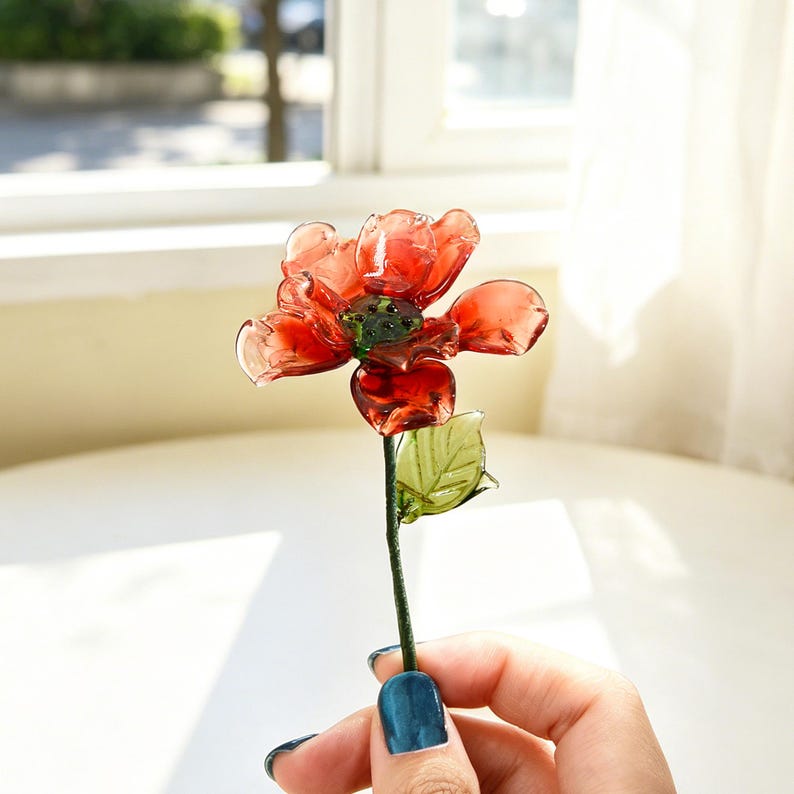 Buntglas-Blumensträuße – Handgefertigte Sträuße, Tischdekorationen und Geschenke