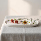 Glas Nelke Blume rosa 20 cm | Schreibtisch Deko Figur | Kunstglas