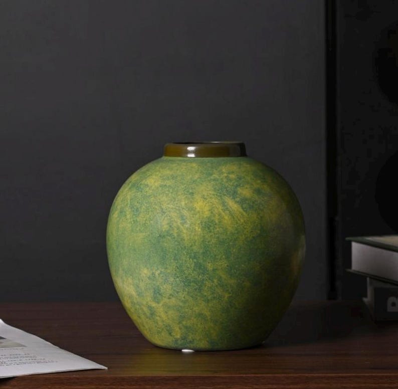Glas Sonnenblumen-Dekoration Schreibtischdekoration Tischdekoration Handgefertigt 17,5 cm