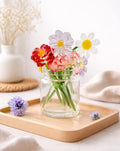 Handgefertigte Glasvasen-Dekorationen, Glasblumensträuße
