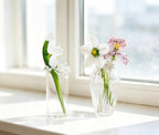 Miniatur-Glasstrauß mit Vase, handgefertigt