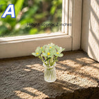 Mundgeblasene Glasblume Mini Skulptur, Auswahl Blüte, Wohnkultur Geschenk