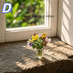 Mundgeblasene Glasblume Mini Skulptur, Auswahl Blüte, Wohnkultur Geschenk