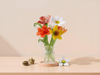 Mundgeblasene Glasblumen, Wohndekoration