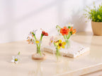 Mundgeblasene Glasblumen, Wohndekoration