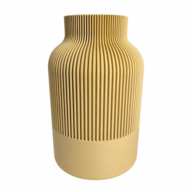 Moderne 3D-gedruckte Vase – matte Oberfläche, 16 cm/22 cm