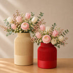Moderne 3D-gedruckte Vase – matte Oberfläche, 16 cm/22 cm