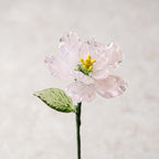 Rosa Glasnelke Kunstglasfigur 20 cm Schreibtischdekoration