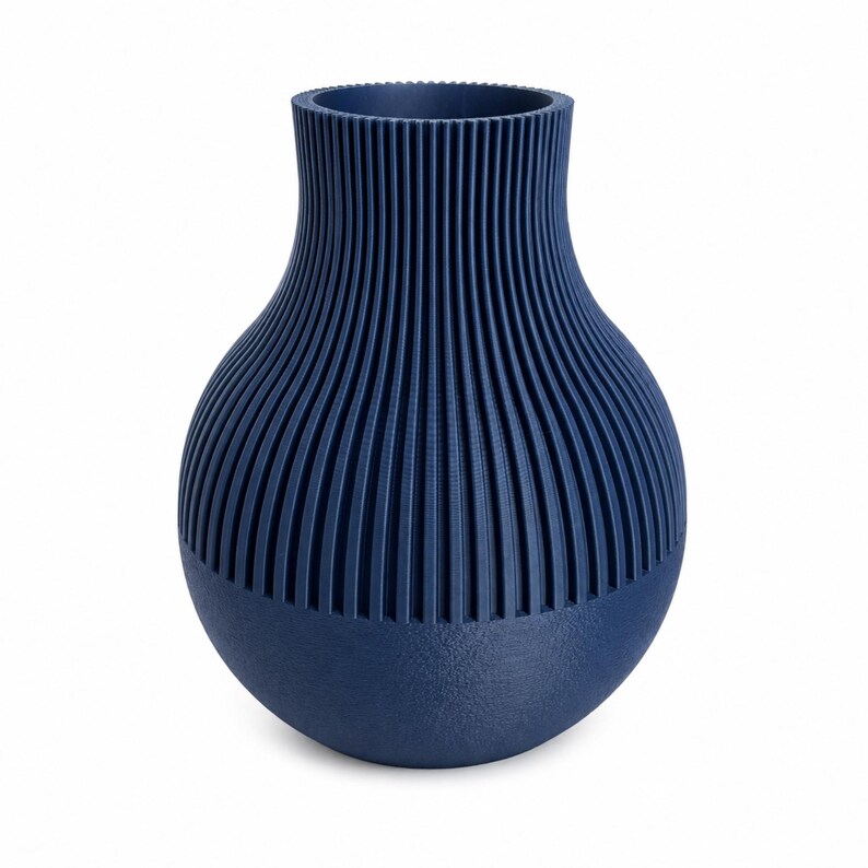 Moderne 3D-gedruckte Vase | Matte Oberfläche | 17,6 cm