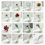 Mini-Glasstrauß mit Vase, Wohndekoration